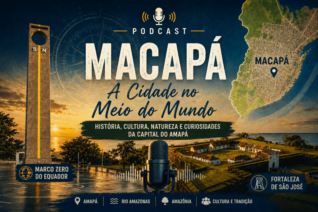 Podcast Episódio: Macapá (AP) – A Capital no Meio do&nbsp;Mundo